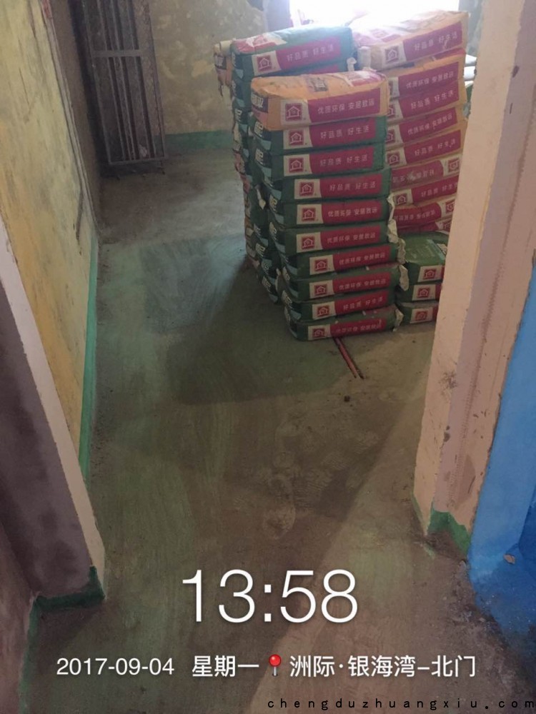 美巣石膏腻子已经运到现场