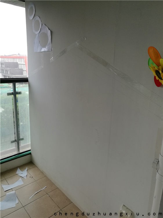 成都业主diy黑板漆过程