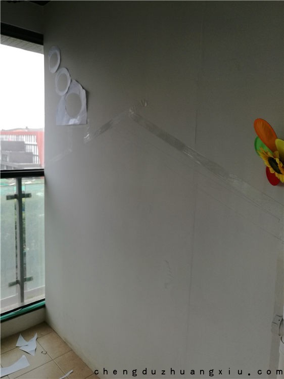 成都业主diy黑板漆过程