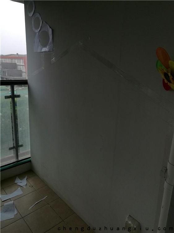 成都业主diy黑板漆过程