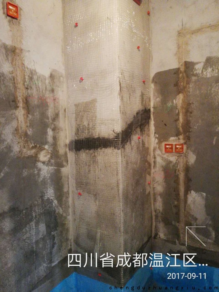 温江洲际银海湾烟道挂网